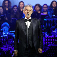 Andrea Bocelli performed at the opening ceremony of Expo 2020 Dubai
