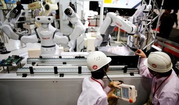 Robot arms replace factory hands