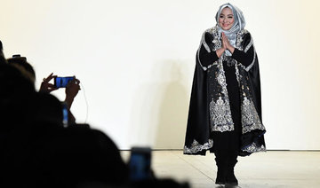 At NY fashion week, hijabs top looks fit for royalty
