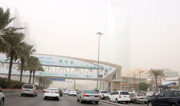 Low visibility as sandstorm envelops Riyadh