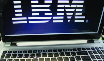 IBM’s quarterly revenue falls, but tops forecasts