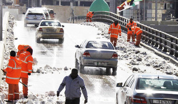 Amman cleaners to bin orange jumpsuits