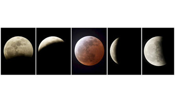 Lunar eclipse dazzles skywatchers