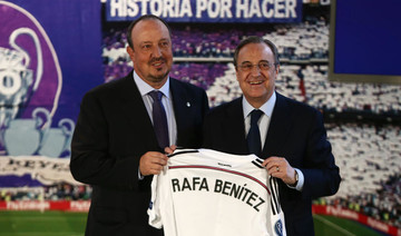 Emotional Benitez named Real Madrid coach