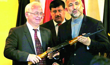 Moscow gives Kabul 10,000 Kalashnikovs