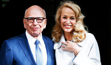 Rupert Murdoch marries Jerry Hall in London
