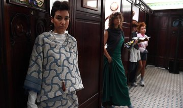 Label flushed by Paris fashion show in a toilet