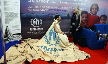 Discarded Syrian refugee tent finds life as a dress