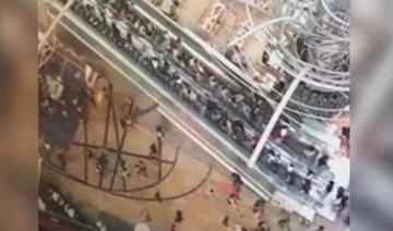 Viral video shows moment Hong Kong mall escalator malfunctions, plummets backwards