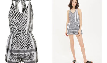 British store Topshop accused of ‘cultural appropriation’ over Palestinian-style playsuit