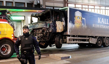 Sweden arrests man for ‘terrorist crime’ after truck attack