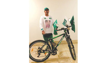 Pakistani cyclist to pedal for peace across the Gulf