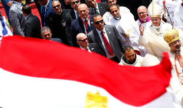 Pope Francis tells Egypt mass that dialogue can battle extremism