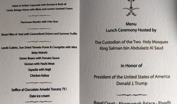 Dine like a king: Here is what President Trump had for lunch in Saudi Arabia