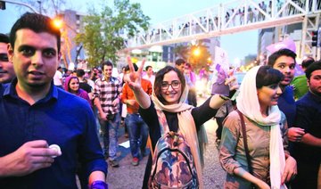 Rare night of street parties in Iran after Rouhani win