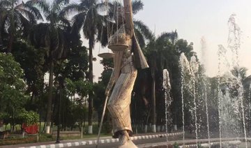 Bangladesh removes ‘un-Islamic’ statue after protests