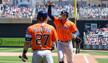 Springer hits 2 home runs vs. Twins; Astros in 7th straight win