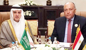 Saudi, Egyptian foreign ministers meet to strengthen ties