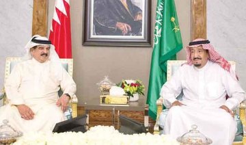 King Salman, Bahrain King Hamad hold talks in Jeddah
