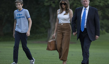 Melania Trump, son Barron move into the White House