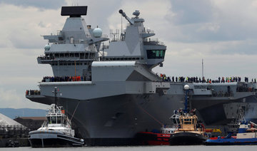 UK’s biggest warship HMS Queen Elizabeth sets sail on maiden voyage