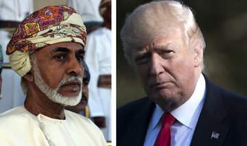 Trump asks Oman to help counter Iran’s ‘destabilizing’ activities