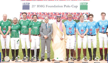 Prince William scores winning goal for BMG at GCC Polo Cup
