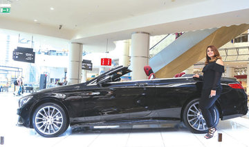 Sahara Centre campaign winner drives away in Mercedes-Benz S500 Cabriolet
