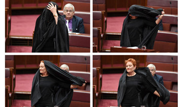 Politician rebuked for wearing burqa in Australian Senate