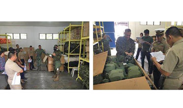 Philippine military gets protective masks for counterterrorism operations