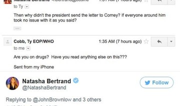 Trump lawyer asks journalist if she is on drugs in bizarre e-mail exchange