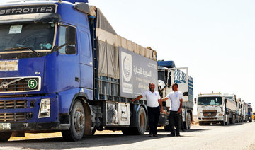 Trucks deliver first food aid to Syria’s Deir Ezzor city after siege