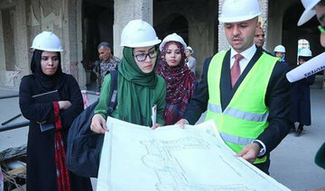 Afghan women express pride in renovating historic palace