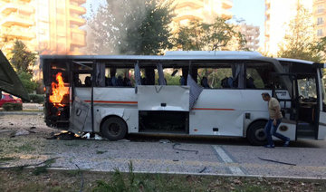 12 wounded in bomb attack on Turkish police bus: reports
