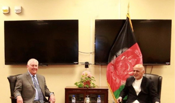 Afghan government under fire for altering image of president’s meeting with US official