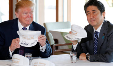 Golf diplomacy: Abe duels with ‘long hitter’ Trump