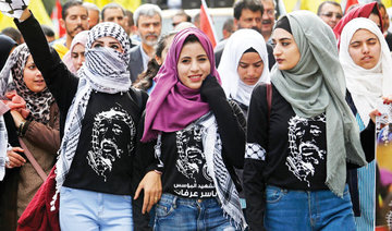 Palestinians mark 13 years since Arafat’s death