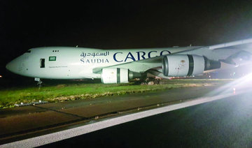 Saudia Cargo plane veers off runway before takeoff at Maastricht airport