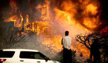 New blaze erupts in Bel-Air area of Los Angeles