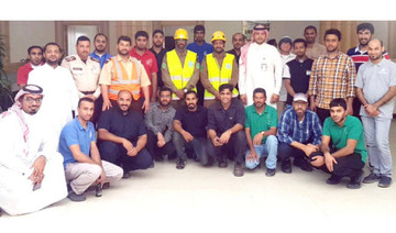 Al-Ahsa 1st Industrial City employees take firefighting course