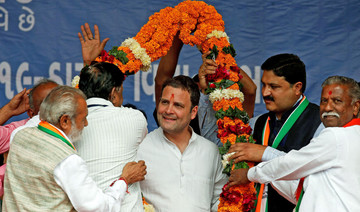 India’s Congress party names Rahul Gandhi president
