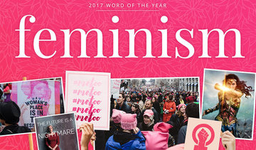 ‘Feminism’ is US dictionary ‘Word of the Year’