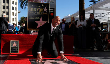 Wrestler-turned-actor Dwayne ‘The Rock’ Johnson receives star on Walk of Fame