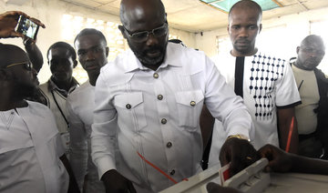 Ex-footballer Weah wins landmark Liberia presidential vote