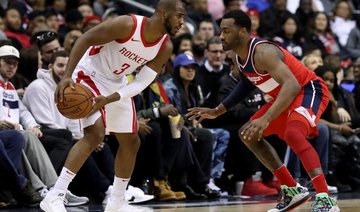 Wizards hand fifth straight NBA loss to sputtering Rockets