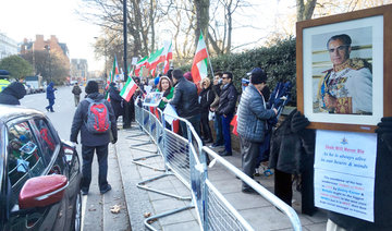 London protesters call for regime change in Iran