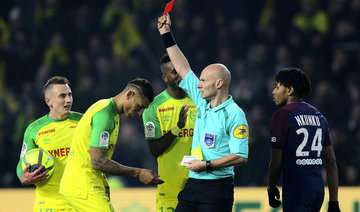 French federation suspends referee who kicked Nantes player