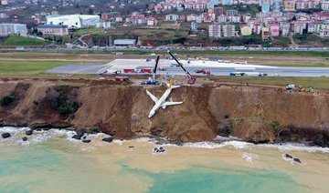 Turkey starts lifting stricken Pegasus plane from cliff