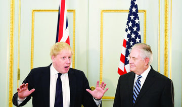 Tillerson visits US Embassy in London after Trump snub