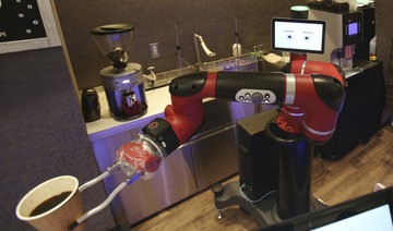 Robots make coffee at new cafe in Japan’s capital